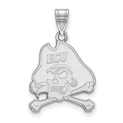 East Carolina University Large Pendant 10k White Gold 1W004ECU, MPN: 1W004ECU, 886774771854