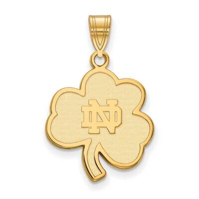 University of Notre Dame Large Pendant 14k Yellow Gold 4Y063UND, MPN: 4Y063UND, 191101130038