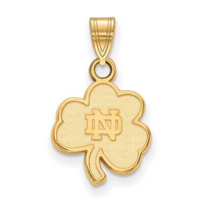 University of Notre Dame Small Pendant 14k Yellow Gold 4Y061UND, MPN: 4Y061UND, 191101129759