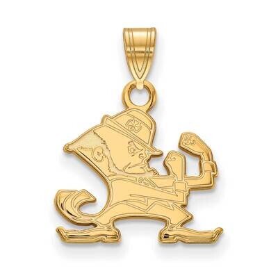 University of Notre Dame Small Pendant 14k Yellow Gold 4Y044UND, MPN: 4Y044UND, 191101129711