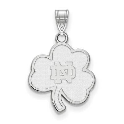 University of Notre Dame Medium Pendant 14k White Gold 4W062UND, MPN: 4W062UND, 191101129865