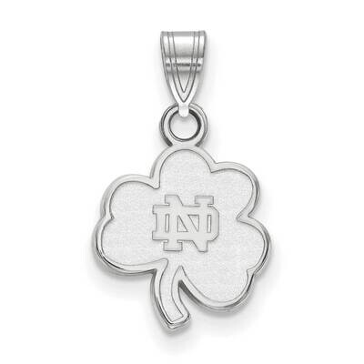 University of Notre Dame Small Pendant 10k White Gold 1W061UND, MPN: 1W061UND, 191101129728