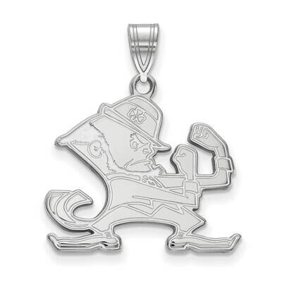 University of Notre Dame Large Pendant 10k White Gold 1W046UND, MPN: 1W046UND, 191101129964