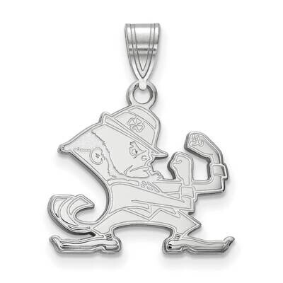 University of Notre Dame Medium Pendant 14k White Gold 4W045UND, MPN: 4W045UND, 191101129827