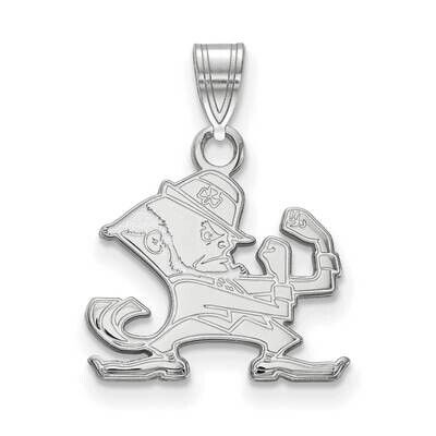 University of Notre Dame Small Pendant 10k White Gold 1W044UND, MPN: 1W044UND, 191101129681