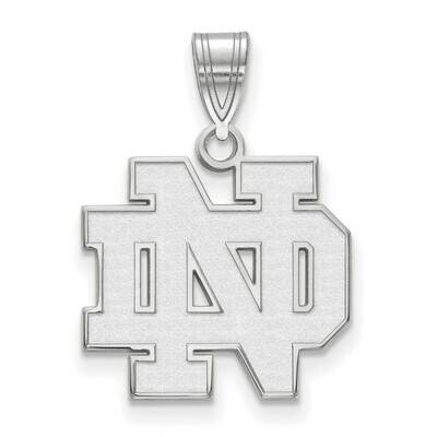 University of Notre Dame Medium Pendant 14k White Gold 4W003UND, MPN: 4W003UND, 191101129780