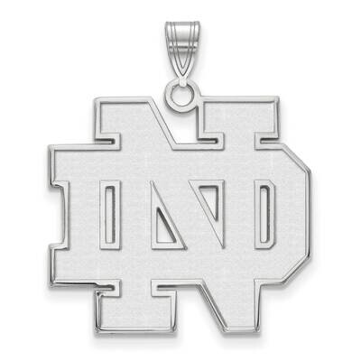 University of Notre Dame Extra-Large Pendant 10k White Gold 1W005UND, MPN: 1W005UND, 191101130083