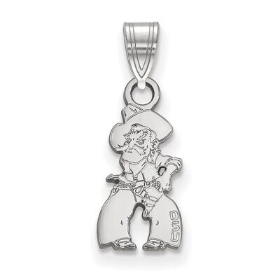Oklahoma State University Small Pendant 14k White Gold 4W060OKS, MPN: 4W060OKS, 886774852225