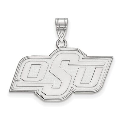 Oklahoma State University Medium Pendant 10k White Gold 1W003OKS, MPN: 1W003OKS, 886774770567