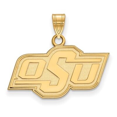 Oklahoma State University Small Pendant 14k Yellow Gold 4Y002OKS, MPN: 4Y002OKS, 886774858906