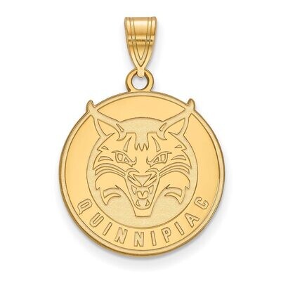 Quinnipiac University Large Pendant Gold-plated Silver GP001QUU, MPN: GP001QUU, 886774890531