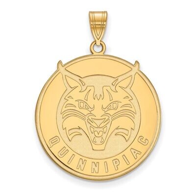 Quinnipiac University x-Large Pendant Gold-plated Silver GP002QUU, MPN: GP002QUU, 886774893310