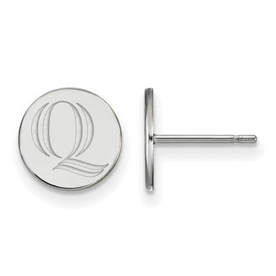Quinnipiac University x-Small Post Earring Sterling Silver SS004QUU, MPN: SS004QUU, 191101122019