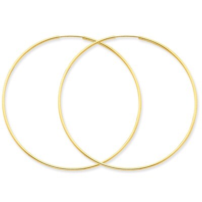 1.25mm Endless Hoop Earring 14k Gold XY1214, MPN: XY1214, 883957299990