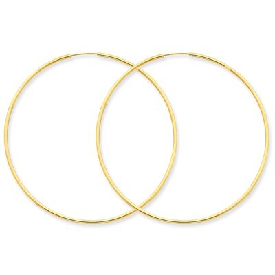 1.25mm Endless Hoop Earring 14k Gold XY1213, MPN: XY1213, 883957299983