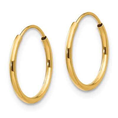 Endless Hoop Earrings - 14k Gold SE194 by Madi K, MPN: SE194, 883957560304