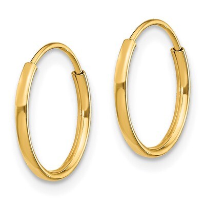 Endless Hoop Earrings - 14k Gold SE184 by Madi K, MPN: SE184, 883957483863
