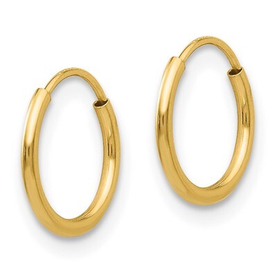 Endless Hoop Earrings - 14k Gold SE1724 by Madi K, MPN: SE1724, 883957527567