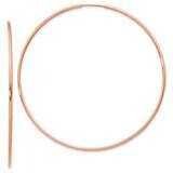 1.2mm Polished Endless Hoop Earrings 14k Rose Gold XY1243, MPN: XY1243, 883957997131