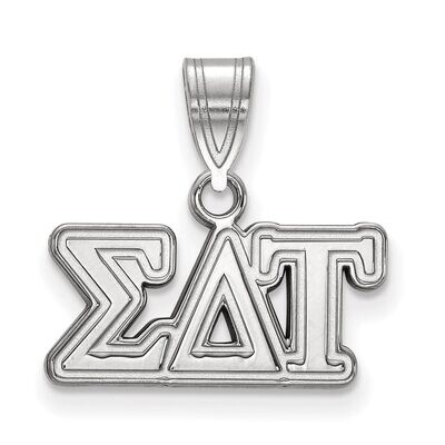 Sigma Delta Tau Medium Pendant Sterling Silver SS003SDT, MPN: SS003SDT, 886774610948