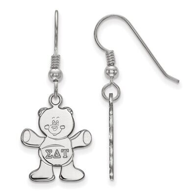Sigma Delta Tau Small Dangle Earrings Sterling Silver SS037SDT, MPN: SS037SDT, 886774611280