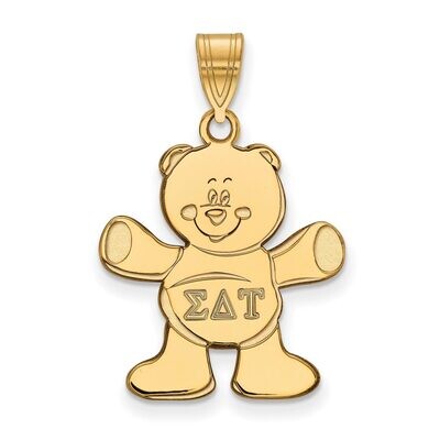Sigma Delta Tau Medium Pendant Gold-plated Silver GP036SDT, MPN: GP036SDT, 886774938264