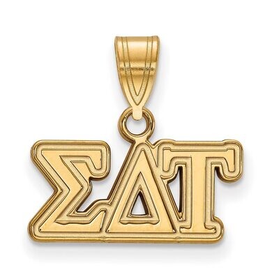 Sigma Delta Tau Medium Pendant Gold-plated Silver GP003SDT, MPN: GP003SDT, 886774896267