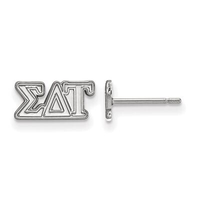 Sigma Delta Tau Extra Small Post Earrings Sterling Silver SS005SDT, MPN: SS005SDT, 886774610962