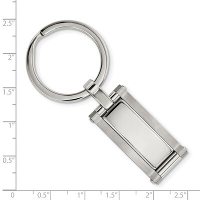 Polished Key Chain Stainless Steel Brushed SRK144, MPN: SRK144, 191101054952