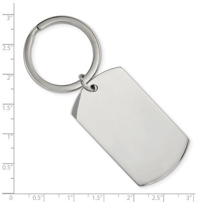 Polished 1.85mm Reversible Key Chain Stainless Steel Brushed SRK151, MPN: SRK151, 191101055027