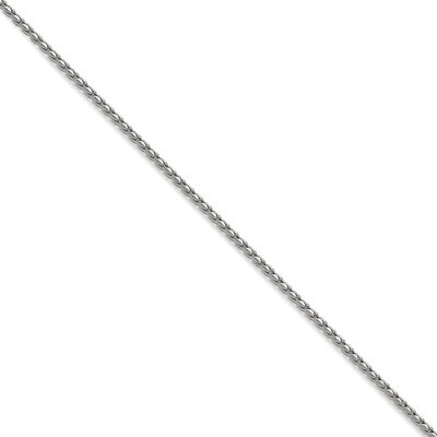 2.50mm Polished Fancy Link Chain - Stainless Steel SRN1618 by Chisel, MPN: SRN1618, 886774435879