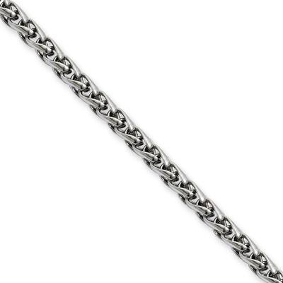 4.0mm Wheat 20 Inch Chain - Stainless Steel SRN806 by Chisel, MPN: SRN806, 886774435046