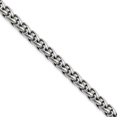 4.5mm Wheat 20 Inch Chain - Stainless Steel SRN807 by Chisel, MPN: SRN807, 886774435091