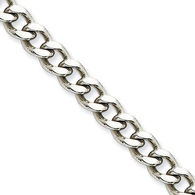7.5mm 20 Inch Curb Chain - Stainless Steel SRN690 by Chisel, MPN: SRN690, 886774043487