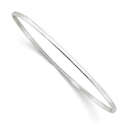 2mm Slip-On Bangle Sterling Silver Polished QB1398, MPN: QB1398, 191101781384