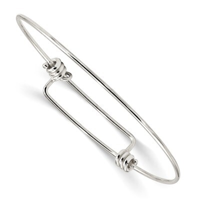 Expandable Slip-On Bangle Sterling Silver Polished QB1111, MPN: QB1111, 886774126609