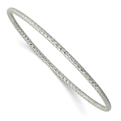 Textured 2mm Slip On Bangle Stainless Steel Polished SRB2900, MPN: SRB2900, 191101865718