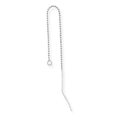 Threader Earring Wire Component 14k White Gold WG849, MPN: WG849,