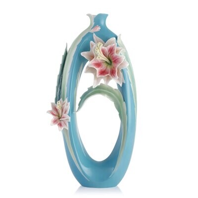Franz Porcelain Eager Hope Orchid Cactus Vase FZ03309, MPN: FZ03309,