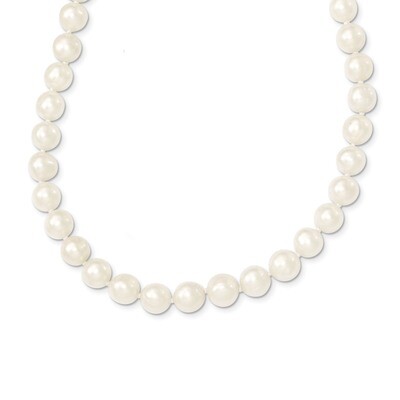 7.5-9mm Cultured Pearl Necklace 18 Inch 14k Gold PR19-18, MPN: PR19-18, 815479012115