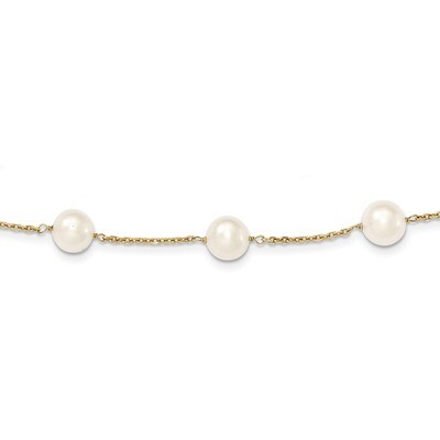 8-9mm Cultured Pearl Necklace 18 Inch 14k Gold PR61-18, MPN: PR61-18, 191101180941