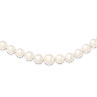 18 Inch 7-11mm White Freshwater Cultured Pearl Graduated Necklace 14k Gold XF533-18, MPN: XF533-18,…