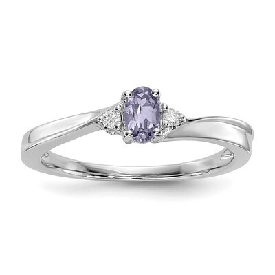 Created Alexandrite Birthstone Ring Sterling Silver Rhodium-plated QBR25JUN, MPN: QBR25JUN, 8839578…