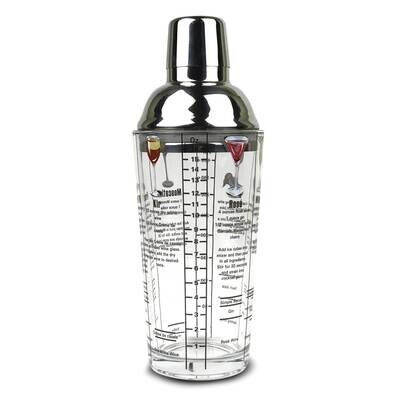 16 oz. Wine Recipes Glass Cocktail Shaker GM22651, MPN: GM22651, 788089152383