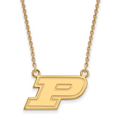 Purdue Small Pendant with Necklace Gold-plated Sterling Silver GP014PU-18, MPN: GP014PU-18, 8867749…