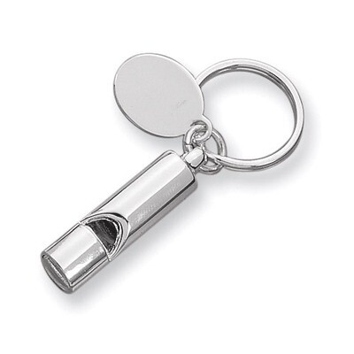 Chrome-plated Whistle Key Chain GL8590, MPN: GL8590, 47105030464