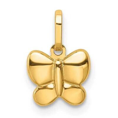 Butterfly Charm 14k Gold Polished  YC1409, MPN: YC1409, 191101903212