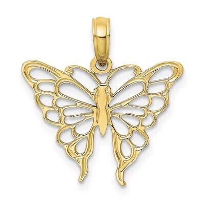 Butterfly Charm 10k Gold 10K6537, MPN: 10K6537,