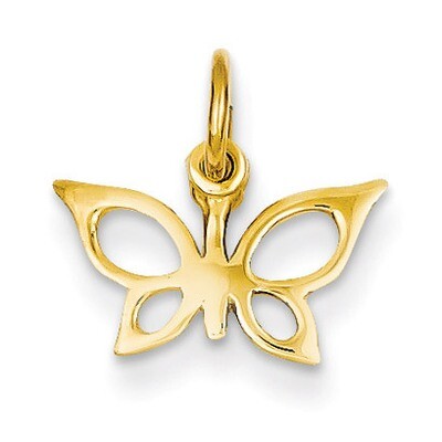 Butterfly Charm 14k Gold XAC138, MPN: XAC138, 886774122038