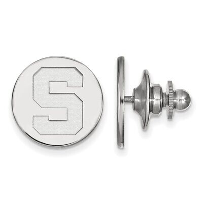 Michigan State University Lapel Pin 14k White Gold 4W011MIS, MPN: 4W011MIS, 886774838595